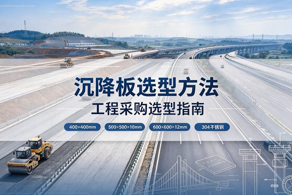 犍为沉降板选择方法