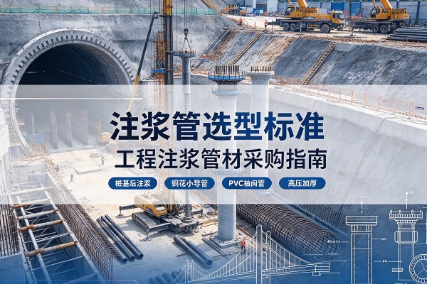犍为注浆管选型标准