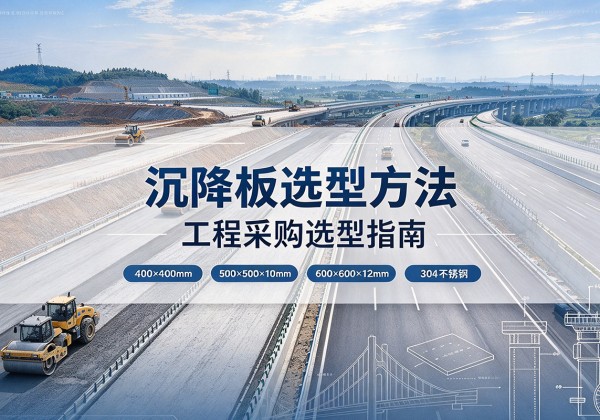 犍为沉降板选择方法